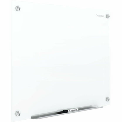 Quartet Infinity Magnetic Glass Dry-Erase Board, White, 48" x 36" - 48" (4 ft) Width x 36" (3 ft) Height - White Tempere