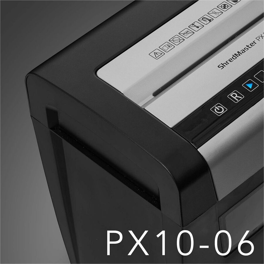 GBC ShredMaster PX10-06 Super Cross-Cut Paper Shredder - Non-continuous Shredder - Super Cross Cut - 10 Per Pass - for s