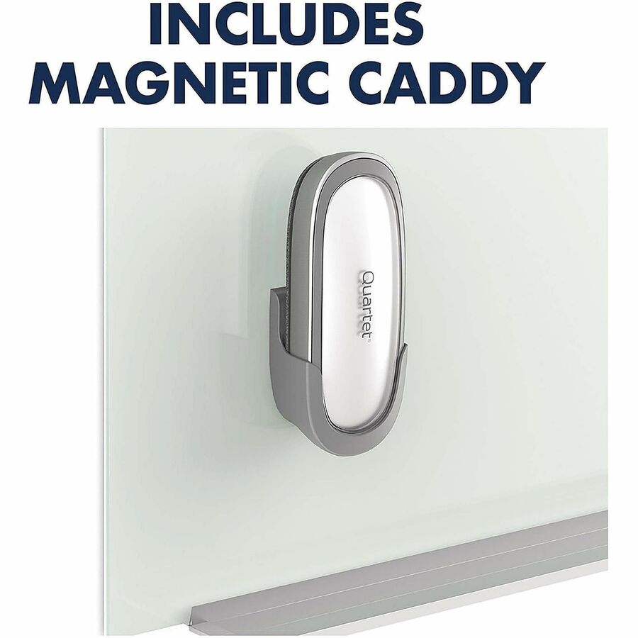 Quartet Dry-Erase Board Eraser - 2.38" Width x 6" Length - Used as Stain Remover, Dust Remover - Dustless, Magnetic - Si