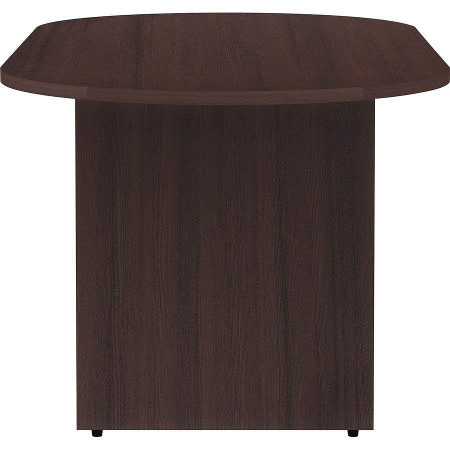 Lorell Essentials Oval Conference Table - Oval - 29.5" Height x 72" Width x 36" Depth x 1.3" Thickness - Finish: Espress