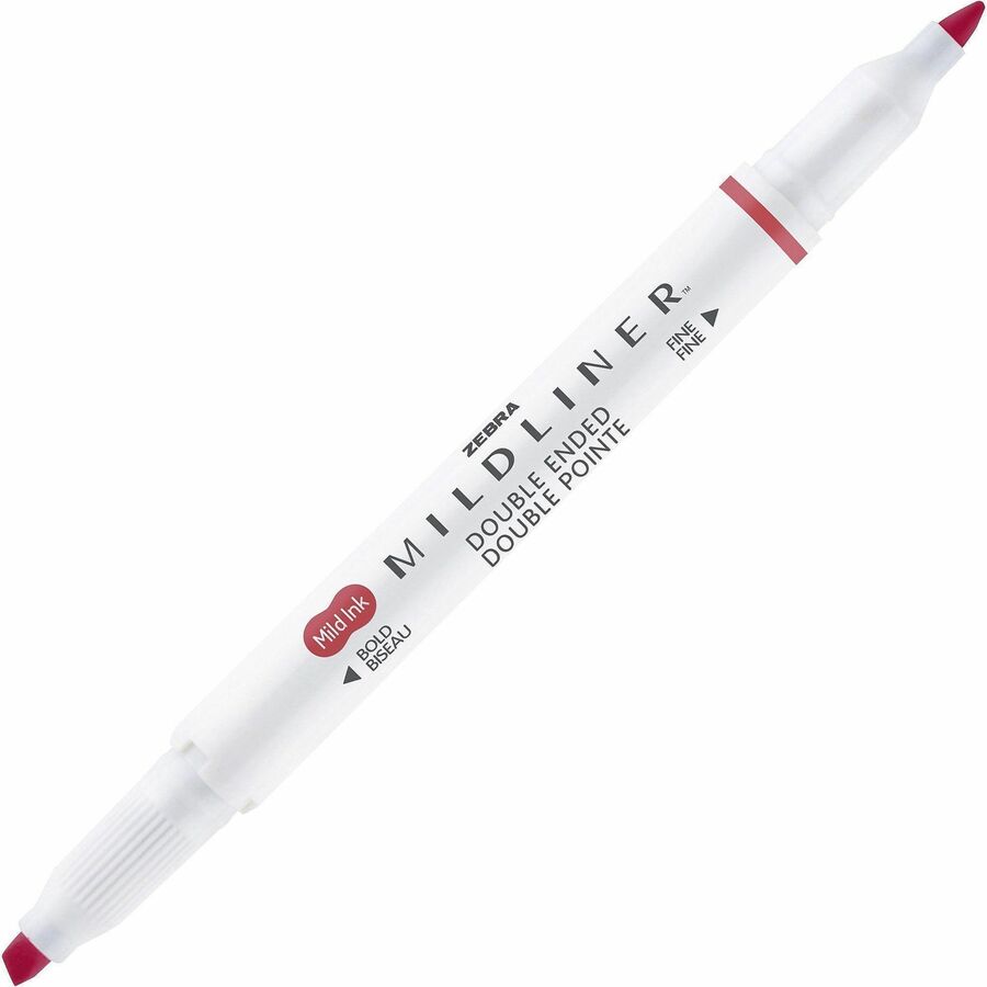 Zebra Pen MILDLINER Dual Ended Creative Marker - Assorted Ink - White Barrel - 15 / Pack