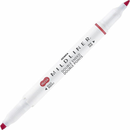 Zebra Pen MILDLINER Dual Ended Creative Marker - Assorted Ink - White Barrel - 15 / Pack