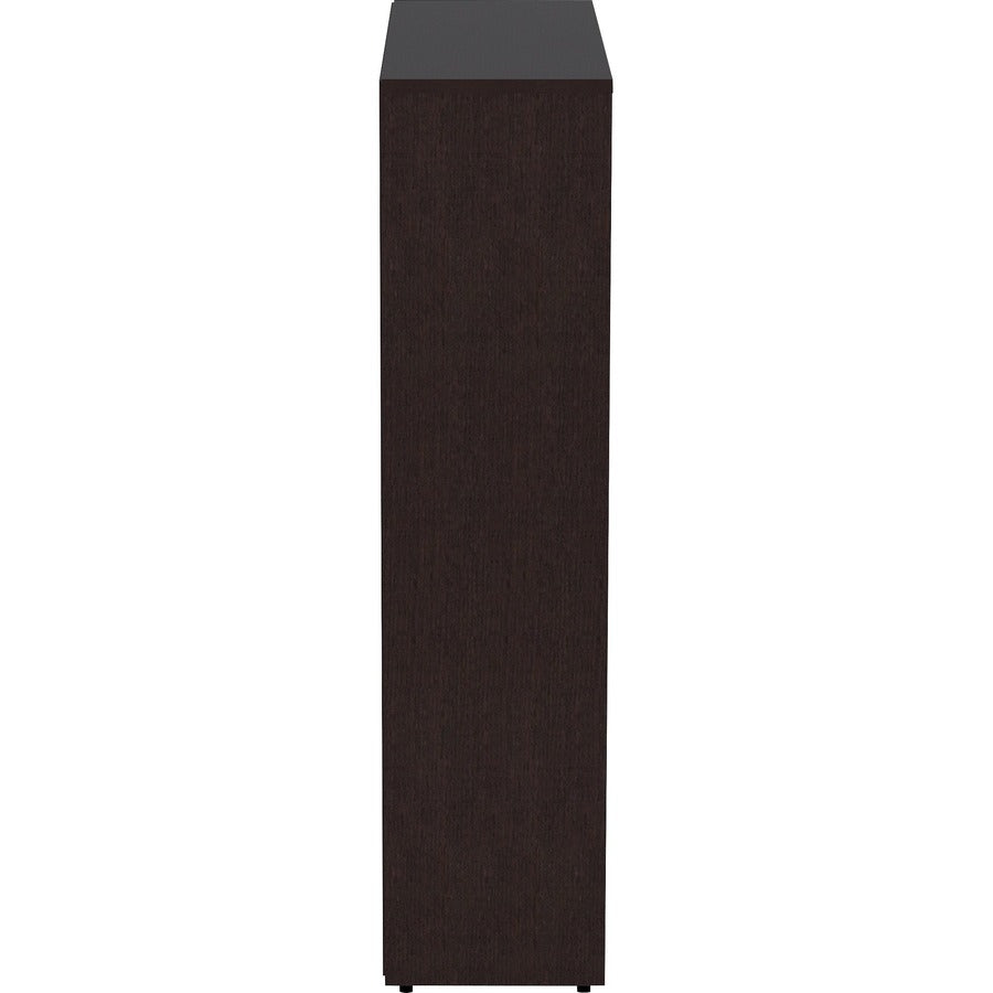 Lorell Laminate Bookcase - 0.7" Thickness Shelf, 48" Height x 36" Width x 12" Depth - 4 Shelve(s) - 3 Adjustable Shelf(v