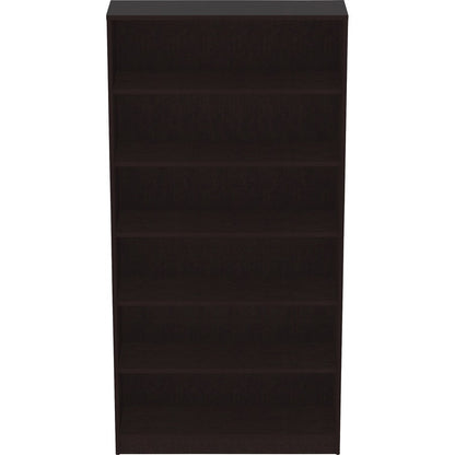 Lorell Laminate Bookcase - 0.7" Thickness Shelf, 72" Height x 36" Width x 12" Depth - 6 Shelve(s) - 5 Adjustable Shelf(v