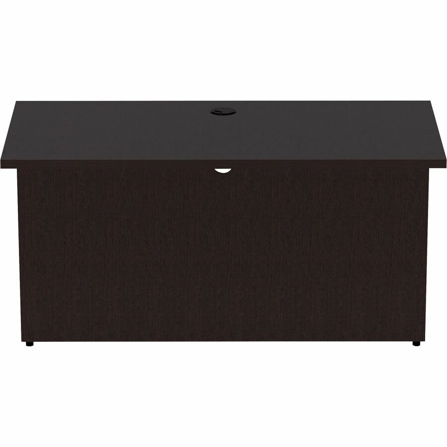 Lorell Essentials Series Bridge - 29.5" Height x 48" Width x 24" Depth Bridge, 1" Thickness Top - Finish: Espresso - 1 E