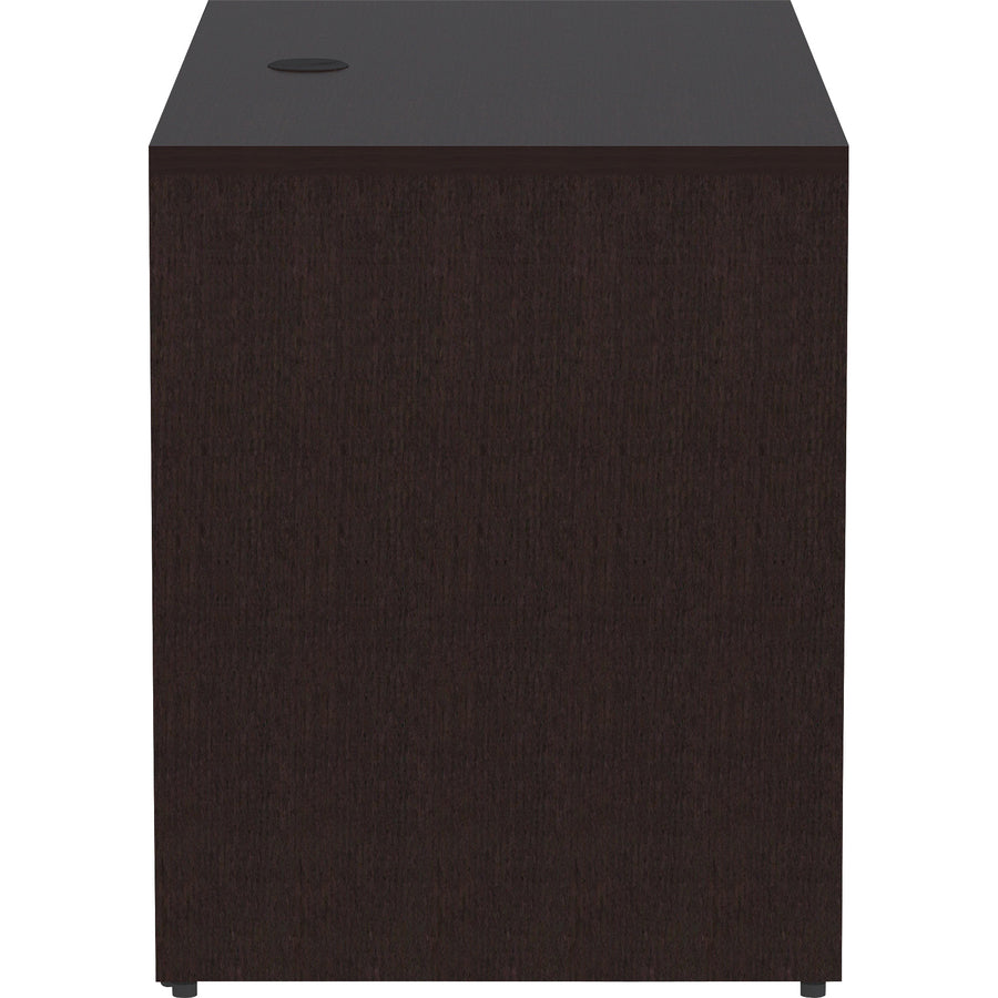 Lorell Essentials Series Return Shell - Rectangle - 29.5" Height x 48" Width x 24" Depth Return Shell, 1" Thickness Top 