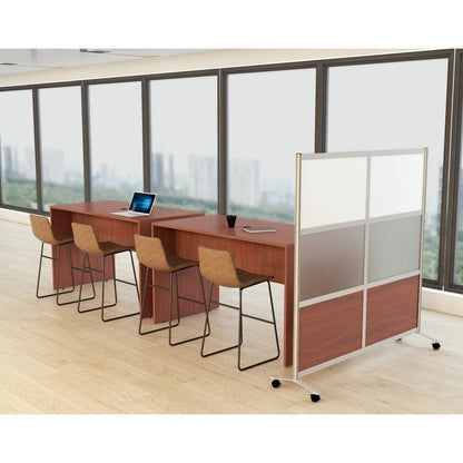 Lorell Essentials Series Standing-Height Table - 41.3" Height x 72" Width x 36" Depth - Band Edge - 1 Each