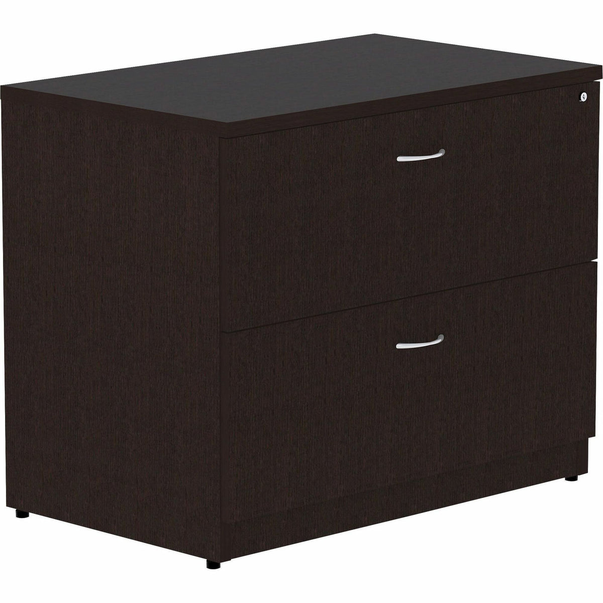 Lorell Essentials Series Lateral File - 1" Thickness Top, 29.5" Height x 36" Width x 22" Depth Lateral File - Total Draw