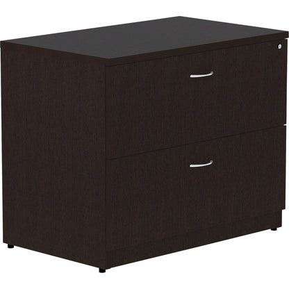 Lorell Essentials Series Lateral File - 1" Thickness Top, 29.5" Height x 36" Width x 22" Depth Lateral File - Total Draw