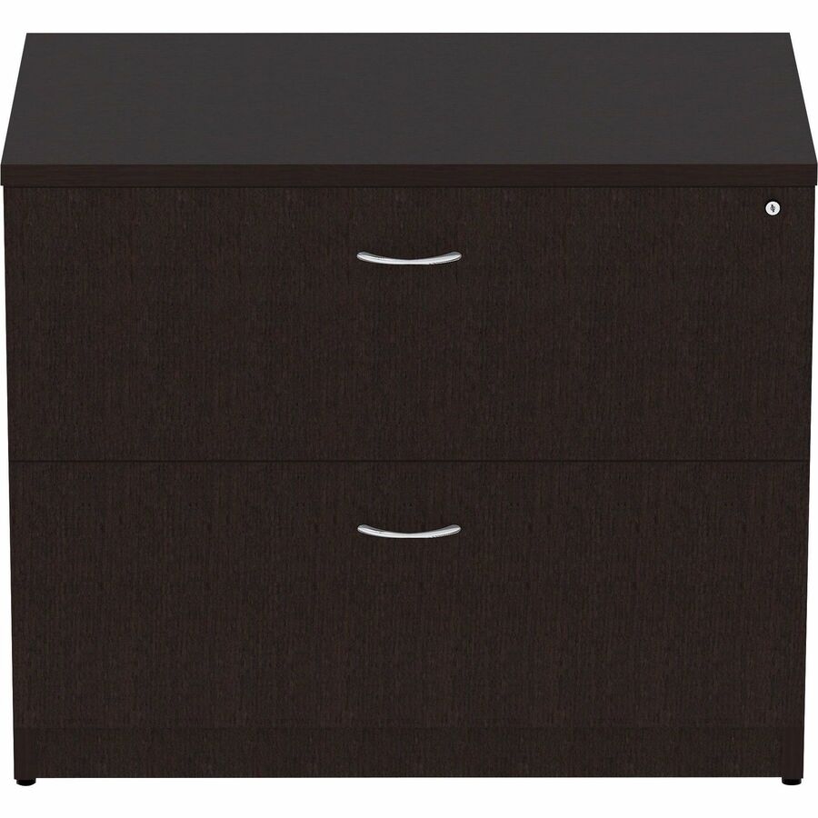 Lorell Essentials Series Lateral File - 1" Thickness Top, 29.5" Height x 36" Width x 22" Depth Lateral File - Total Draw