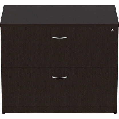 Lorell Essentials Series Lateral File - 1" Thickness Top, 29.5" Height x 36" Width x 22" Depth Lateral File - Total Draw