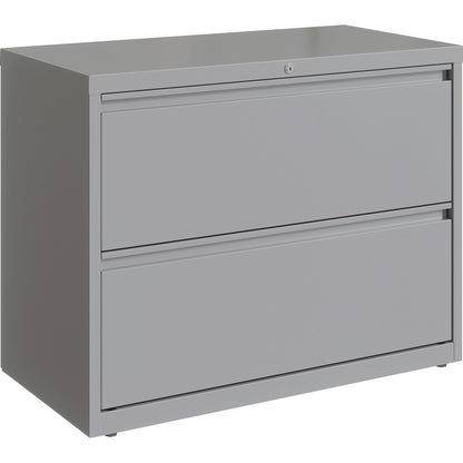 Lorell Fortress Series Lateral File - 36" Width x 18.6" Depth x 28" Height - 2 x Drawer(s) for File - Letter, Legal, A4 