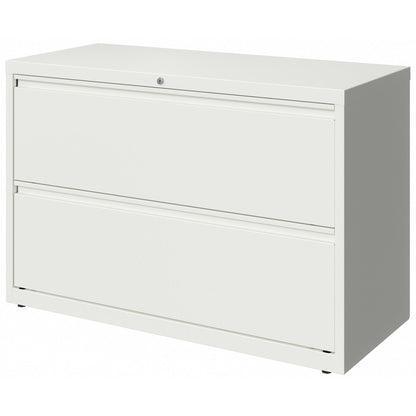 Lorell Fortress Series Lateral File - 42" Width x 18.6" Depth x 28" Height - 2 x Drawer(s) for File - Letter, Legal, A4 