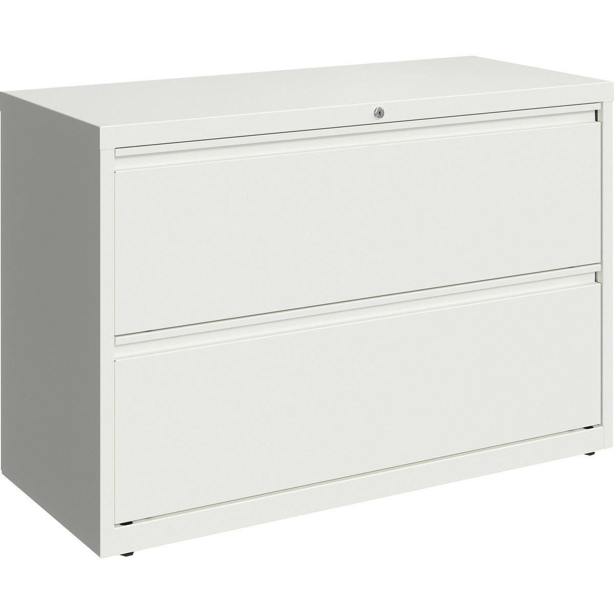 Lorell Fortress Series Lateral File - 42" Width x 18.6" Depth x 28" Height - 2 x Drawer(s) for File - Letter, Legal, A4 