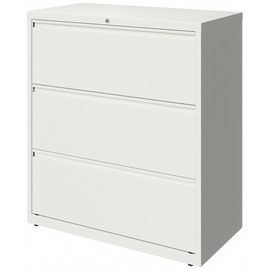 Lorell Fortress Series Lateral File - 36" Width x 18.6" Depth x 40.3" Height - 3 x Drawer(s) for File - Letter, Legal, A