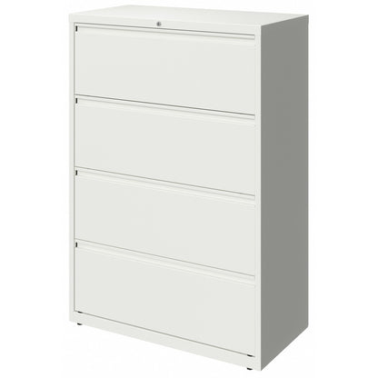 Lorell Fortress Series Lateral File - 36" Width x 18.6" Depth x 52.5" Height - 4 x Drawer(s) for File - Letter, Legal, A
