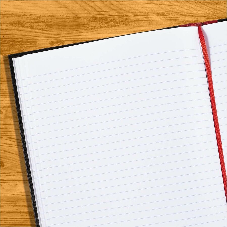 Black n' Red Casebound Hardcover Notebook 3-pack - Case Bound - 12" Height x 8.5" Width x 1.7" Length - Matte Cover - 3 