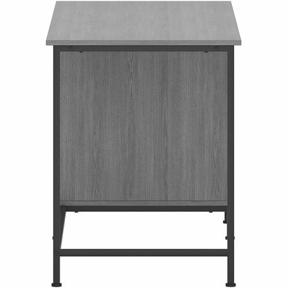 Lorell SOHO Desk with Side Drawers - 30" Height x 55" Width x 23.6" Depth - Total Drawer(s): 3 - Single Pedestal on Righ