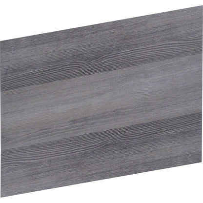 Lorell Adaptable Panel Divider - 24" Width x 2" Height x 37" Depth - Aluminum - Charcoal - 1 Each
