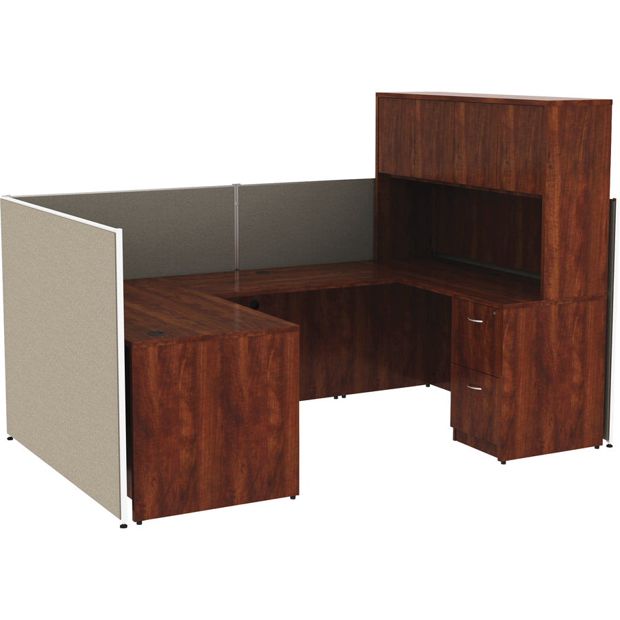 Lorell Panel System Partition Fabric Panel - 48" Width x 48" Height - Fabric, Steel - Gray - 1 Each