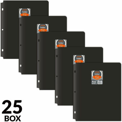 C-Line 2-pocket Heavyweight Poly Portfolio Pocket - 9.4" Width x 11.4" Length x 100 mil Thickness - For Letter 8 1/2" x 