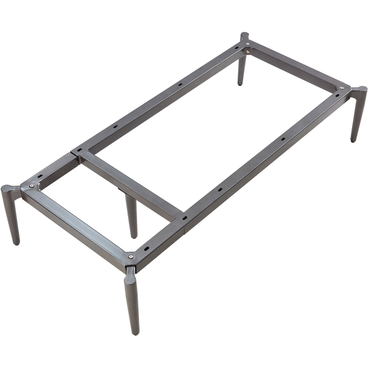 Lorell Contemporary ReceptionCollection Adjustable Metal Base - 9.8" Height x 47.9" Width x 22.9" Depth - Material: Meta