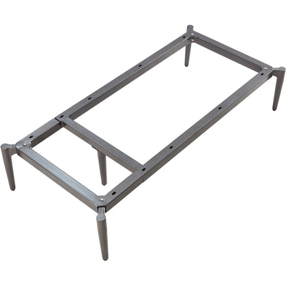 Lorell Contemporary ReceptionCollection Adjustable Metal Base - 9.8" Height x 47.9" Width x 22.9" Depth - Material: Meta