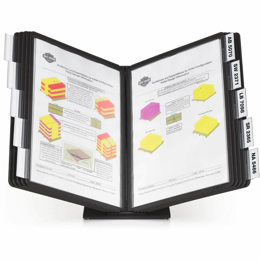VARIO Table 10 Display Panel System - Table - Support A4 8.50" x 11" Media - Sturdy, Non Expandable, Anti-glare, Rugged 