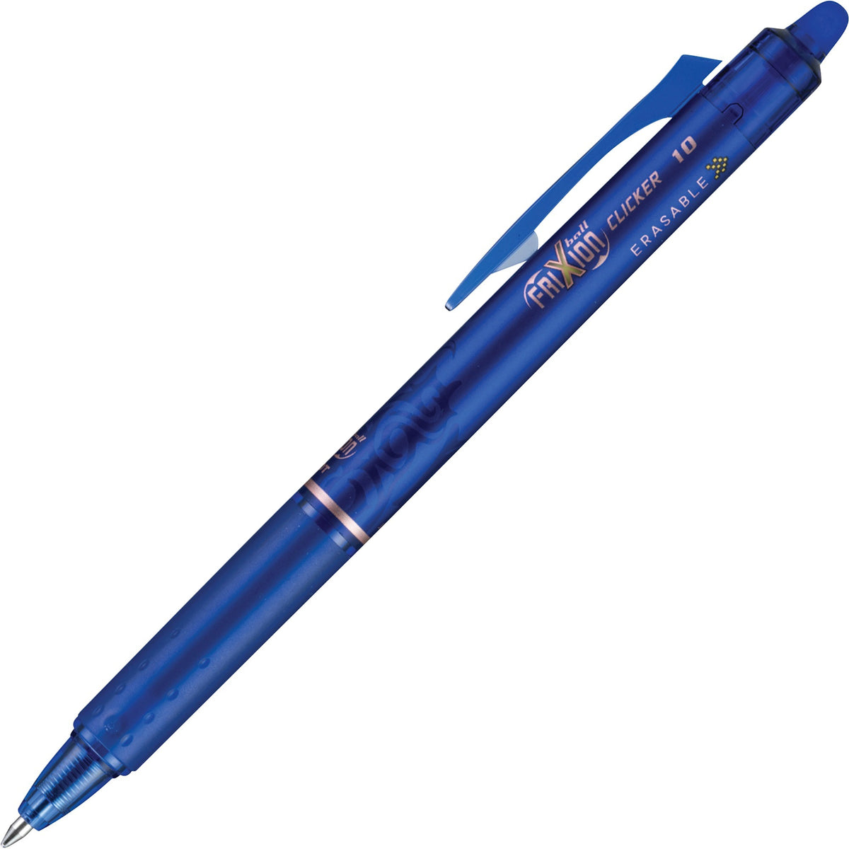 Pilot Erasable & Retractable Gel Pen - Bold 1mm Point Size - Refillable - Retractable - Blue Gel-based Ink - 12 / Dozen