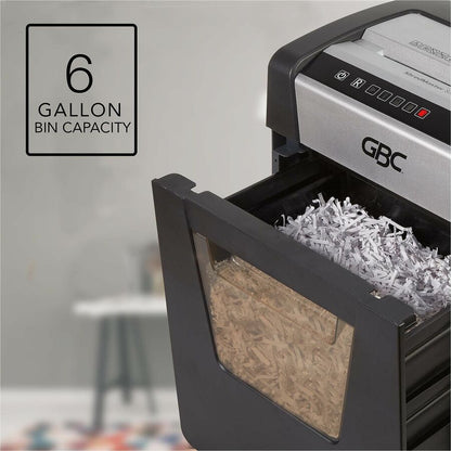 GBC ShredMaster SX15-06 Super Cross-Cut Shredder - Non-continuous Shredder - Super Cross Cut - 15 Per Pass - for shreddi