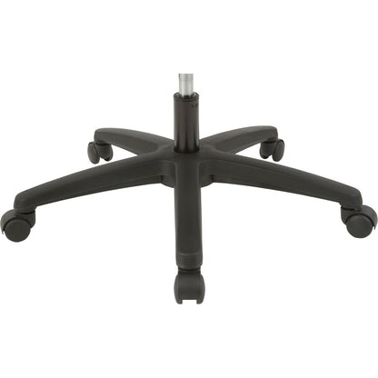 Lorell Mesh Mid-Back Task Chair - Mesh Seat Material - Mesh Back Material - Mid Back - 5-star Base - Black - 1 Each