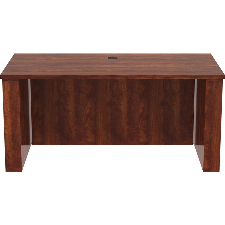 Lorell Essentials Series Sit-to-Stand Desk Shell - 0.1" Thickness Top, 49" Height x 60" Width x 29" Depth - Finish: Cher