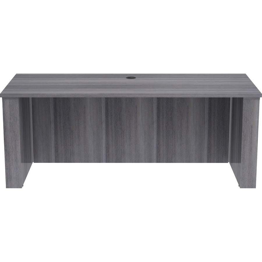 Lorell Essentials Series Sit-to-Stand Desk Shell - 0.1" Thickness Top, 49" Height x 72" Width x 29" Depth - Finish: Weat