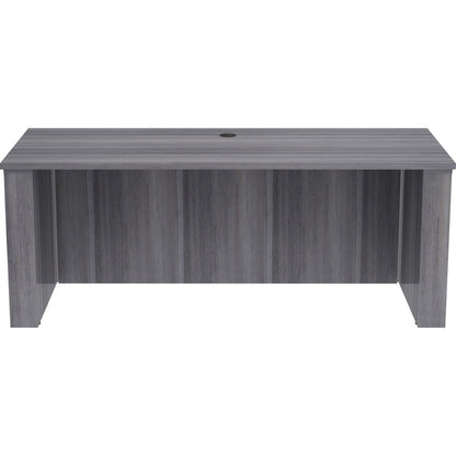 Lorell Essentials Series Sit-to-Stand Desk Shell - 0.1" Thickness Top, 49" Height x 72" Width x 29" Depth - Finish: Weat