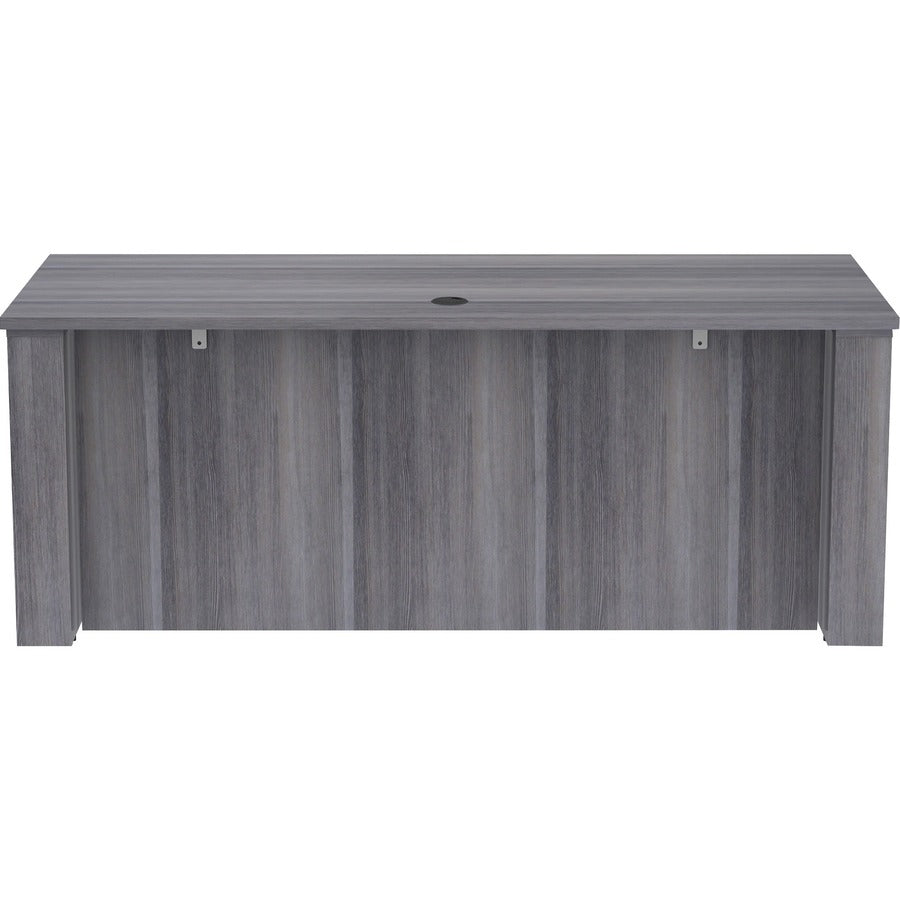 Lorell Essentials Series Sit-to-Stand Desk Shell - 0.1" Thickness Top, 49" Height x 72" Width x 29" Depth - Finish: Weat