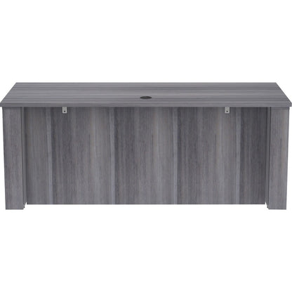 Lorell Essentials Series Sit-to-Stand Desk Shell - 0.1" Thickness Top, 49" Height x 72" Width x 29" Depth - Finish: Weat