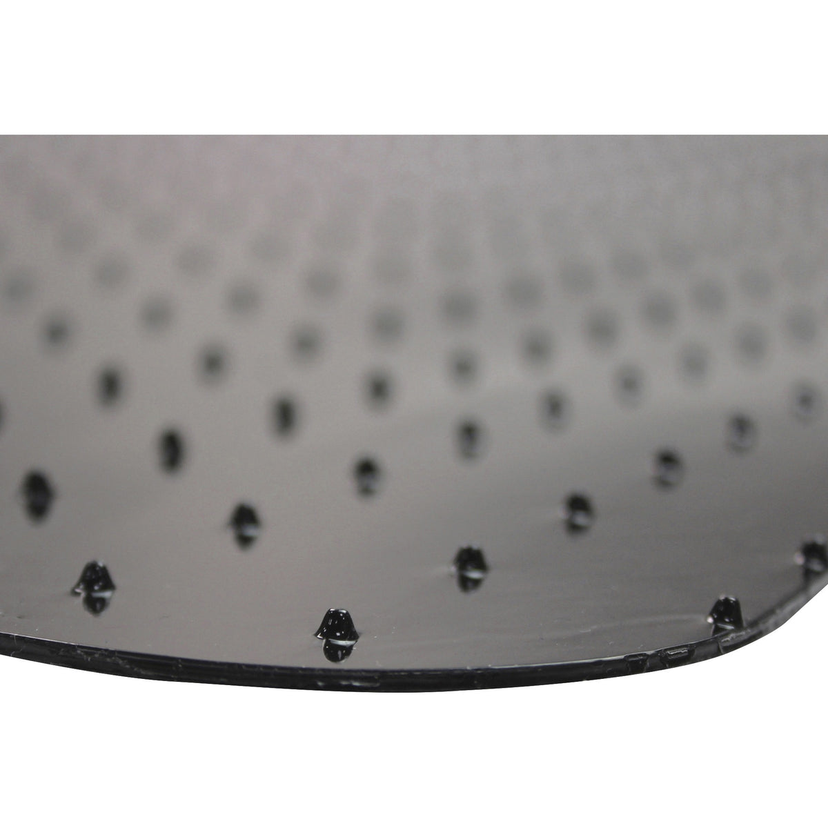 Floortex Advantagemat Black® Vinyl Lipped Chair Mat for Carpets - 45" x 53" - Carpeted Floor