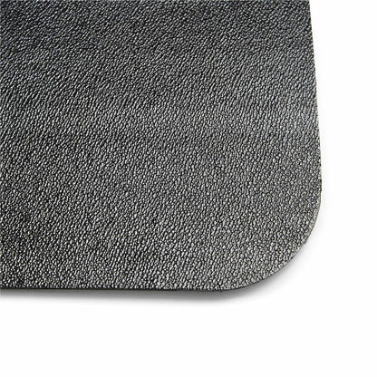 Floortex Cleartex Advantagemat Black Hard Floor PVC Rectangular Chair Mat - Hard Floor - 60" Length x 48" Width x 0.080"