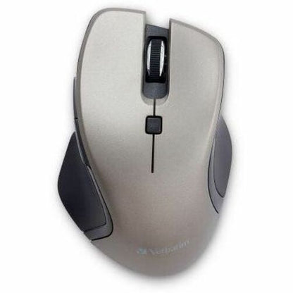 Verbatim Mouse - Blue LED/Optical - Wireless - Radio Frequency - 2.40 GHz - Graphite - USB Type C - 1600 dpi - 6 Button(