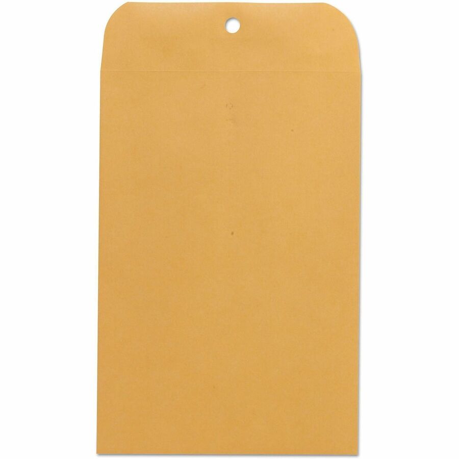 Universal Envelope - Clasp - #63 - 9 1/2" Width x 6 1/2" Length - 28 lb - Clasp/Gummed Flap - Brown Kraft - Kraft Paper 