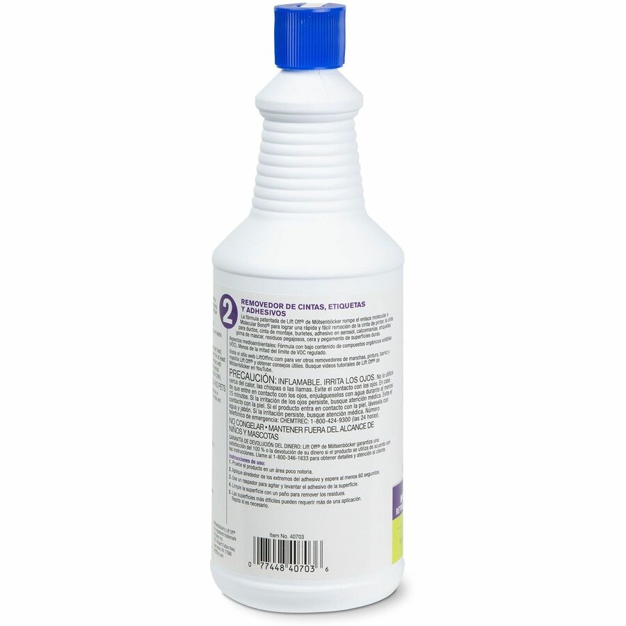 Mötsenböcker's Lift Off Tape/Label Adhesive Remover - 1 quart - 6 / Carton