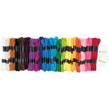 Creativity Street Embroidery Thread Pack - Assorted - 100 / Pack