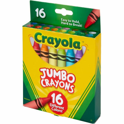 Crayola Jumbo Crayons - Assorted - 16 / Pack