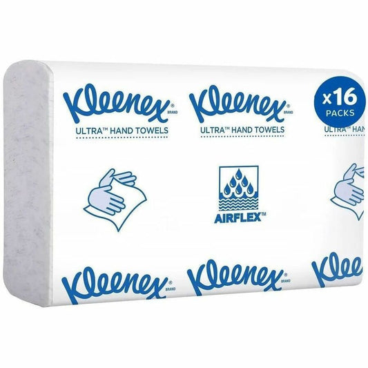 Kleenex Reveal Multifold Paper Towels - Multifold - 7.50" Width x 9.40" Length - Embossed Kleenex Brand Logo - White - 1
