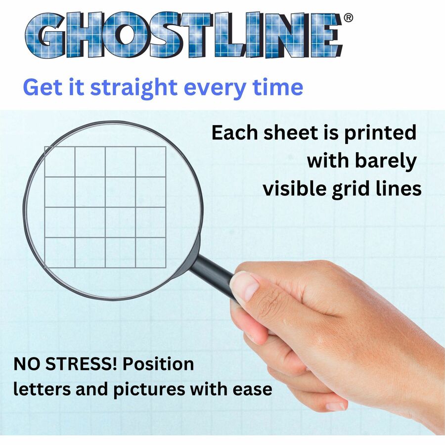 Ghostline Faint 1/2" Grid Foam Board - Chart, Wood, Graph, Decoration, Home, Art, Office, Craft, School Project, Mountin