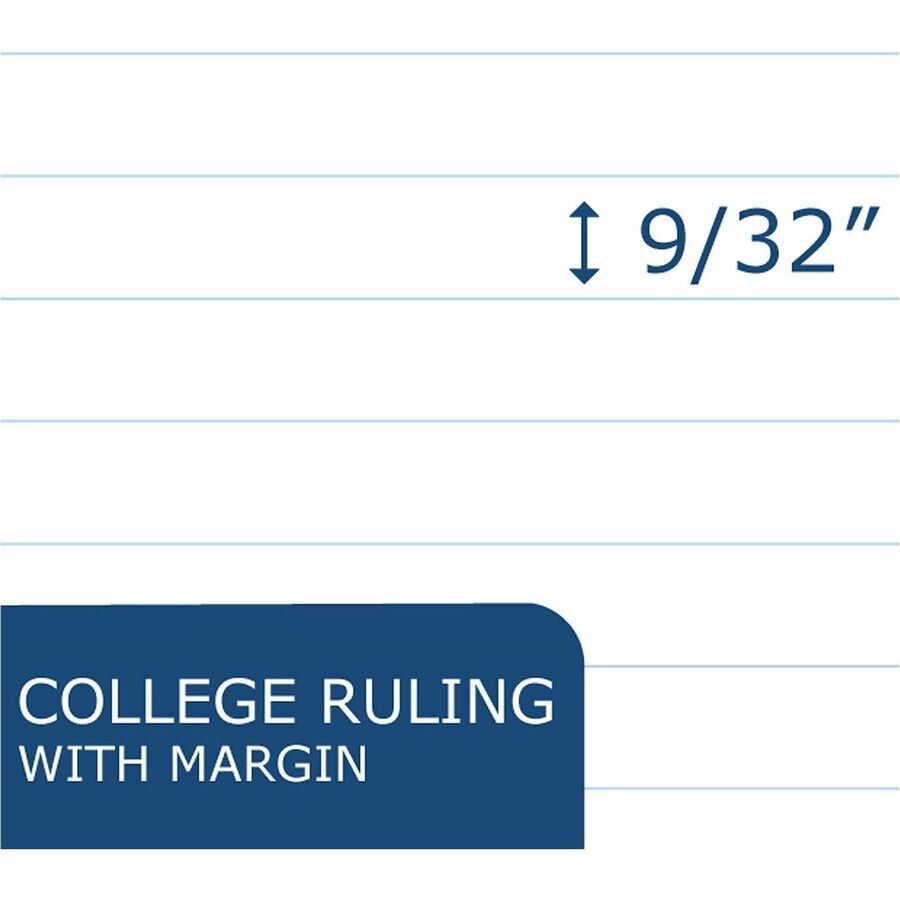 Roaring Spring Genesis 3-Subject Notebook - 150 Sheets - 300 Pages - Printed - Spiral Bound - Both Side Ruling Surface -