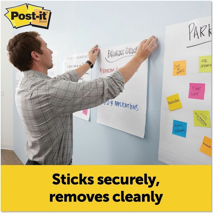 Post-it® Super Sticky Easel Pad - 20 Sheets - White Paper - 2 / Pack