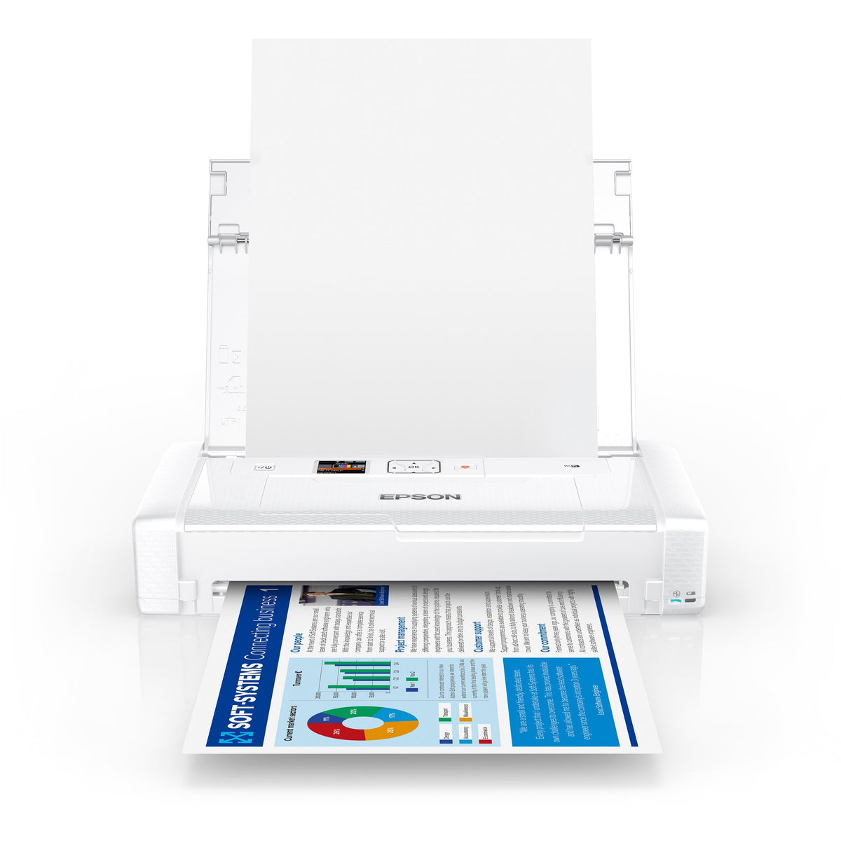Epson WorkForce EC-C110 Portable Inkjet Printer - Color - 5760 x 1440 dpi Print - 20 Sheets Input - Wireless LAN