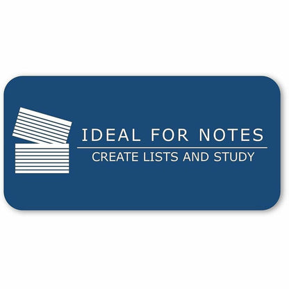 Roaring Spring EnviroNotes Index Cards - 100 Sheets - 200 Pages - Printed - Front Ruling Surface - 43 lb Basis Weight - 