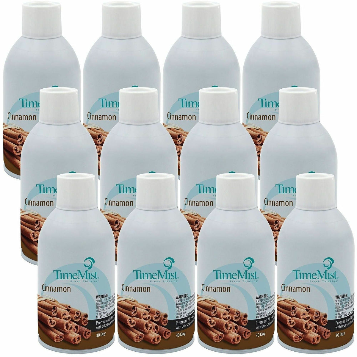 TimeMist Cinnamon Premium Air Freshener Spray - Aerosol - 5.3 fl oz (0.2 quart) - Cinnamon - 30 Day - Long Lasting, Odor